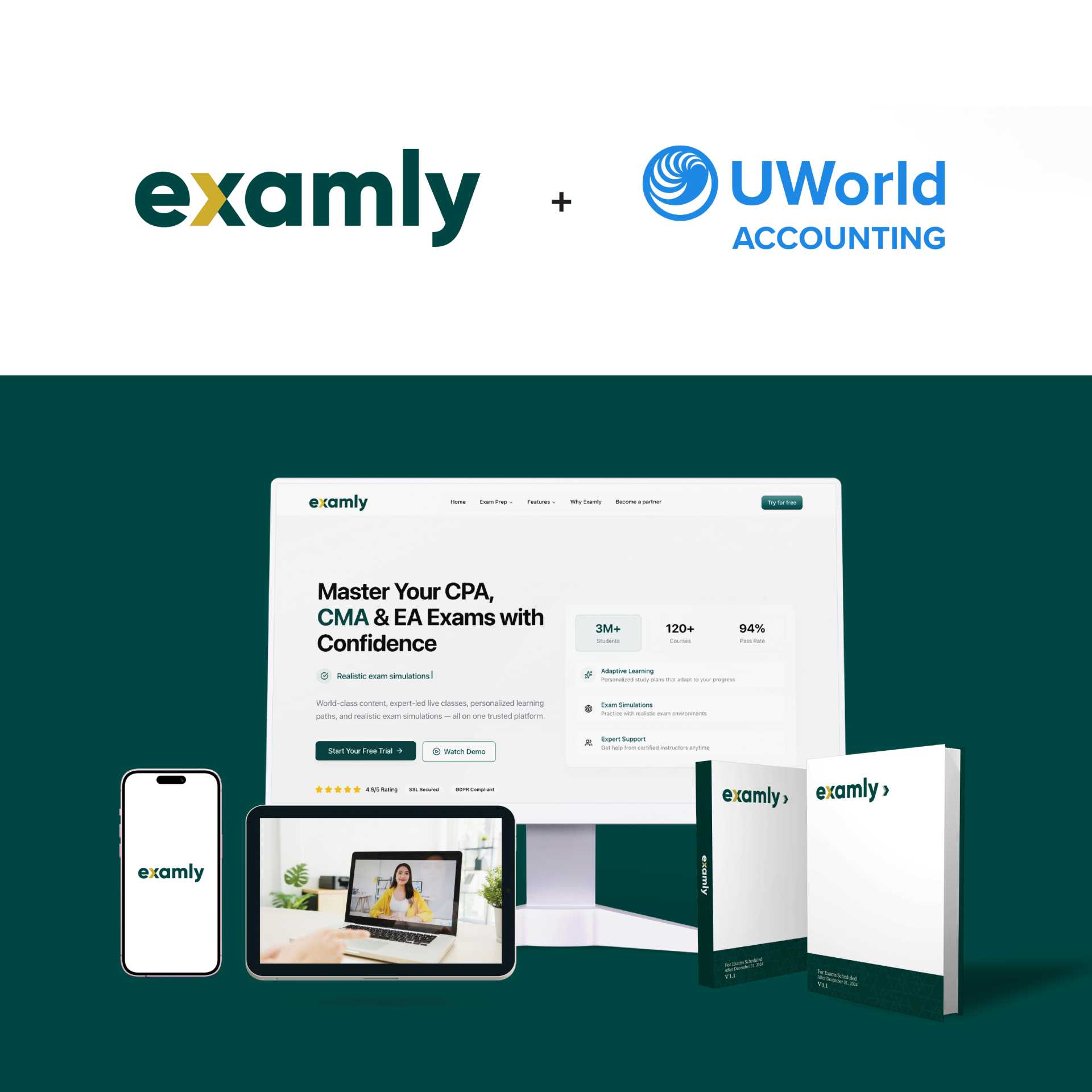 NorthStar + Examly + UWorld Partnership